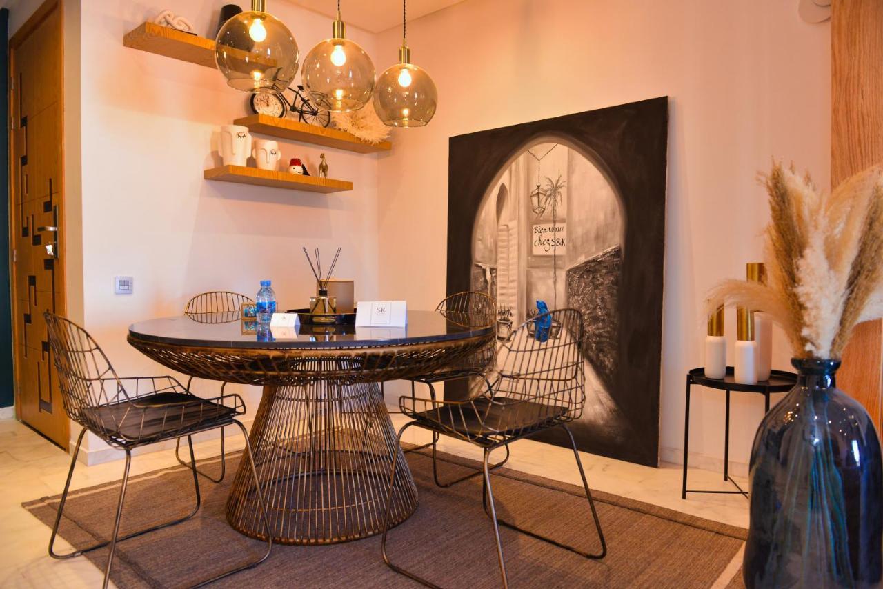Appartement De Prestige Climatise A L'Hivernage 400M De La Gare 马拉喀什 外观 照片