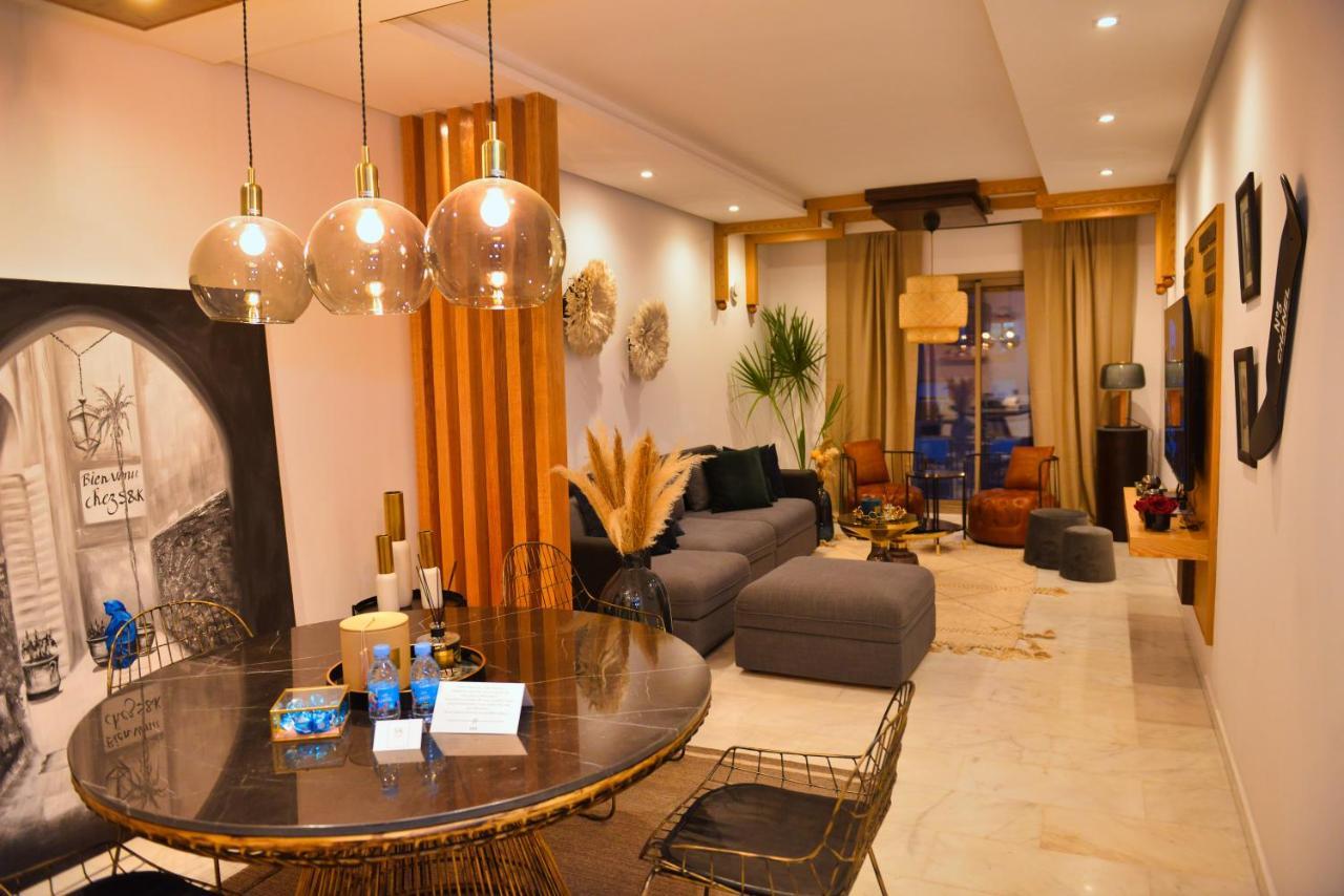 Appartement De Prestige Climatise A L'Hivernage 400M De La Gare 马拉喀什 外观 照片
