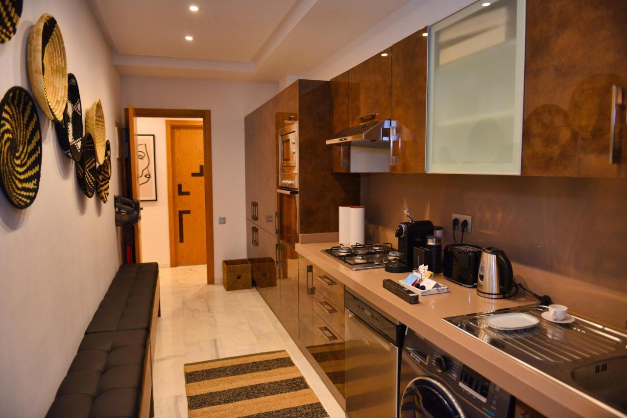 Appartement De Prestige Climatise A L'Hivernage 400M De La Gare 马拉喀什 外观 照片