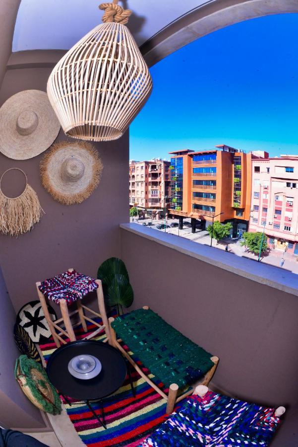 Appartement De Prestige Climatise A L'Hivernage 400M De La Gare 马拉喀什 外观 照片